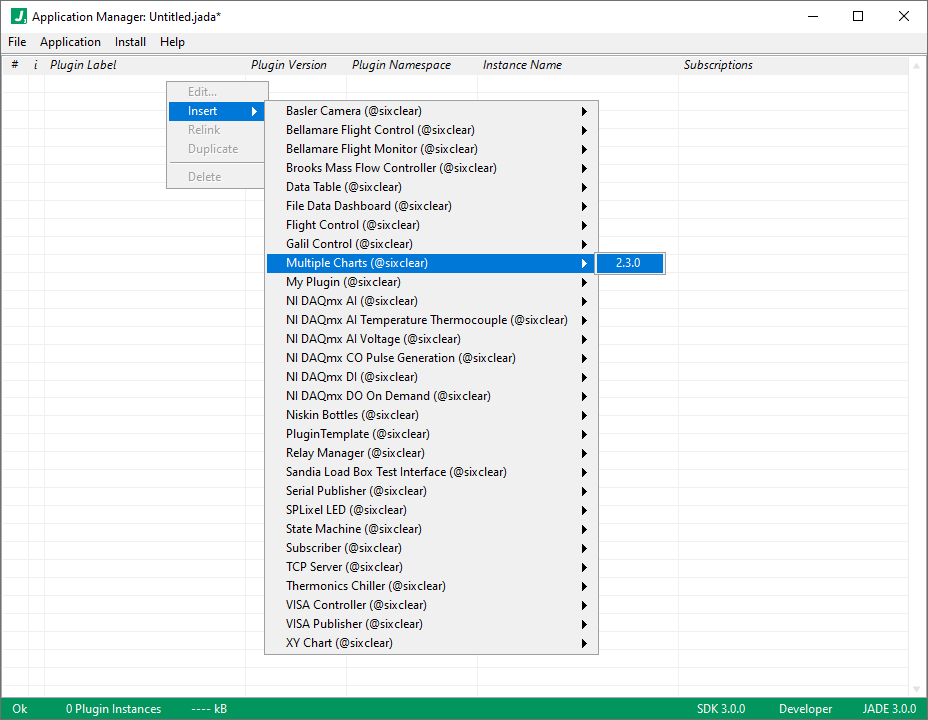 jade create scratch plugin insert multiple charts