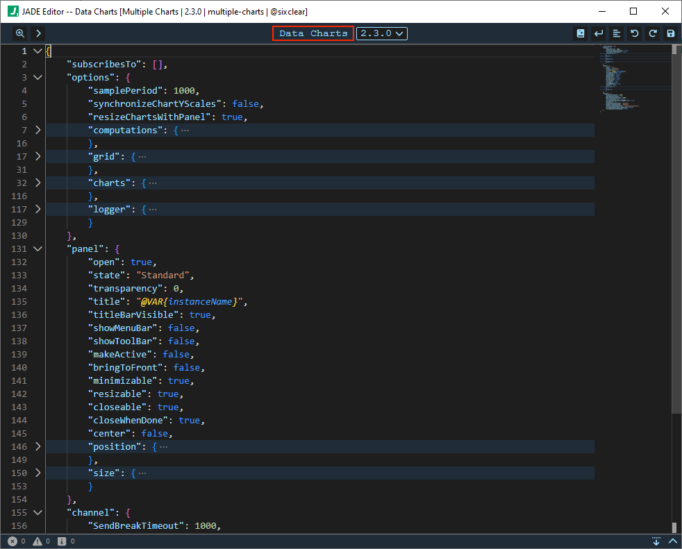 jade create scratch plugin multiple charts renamed