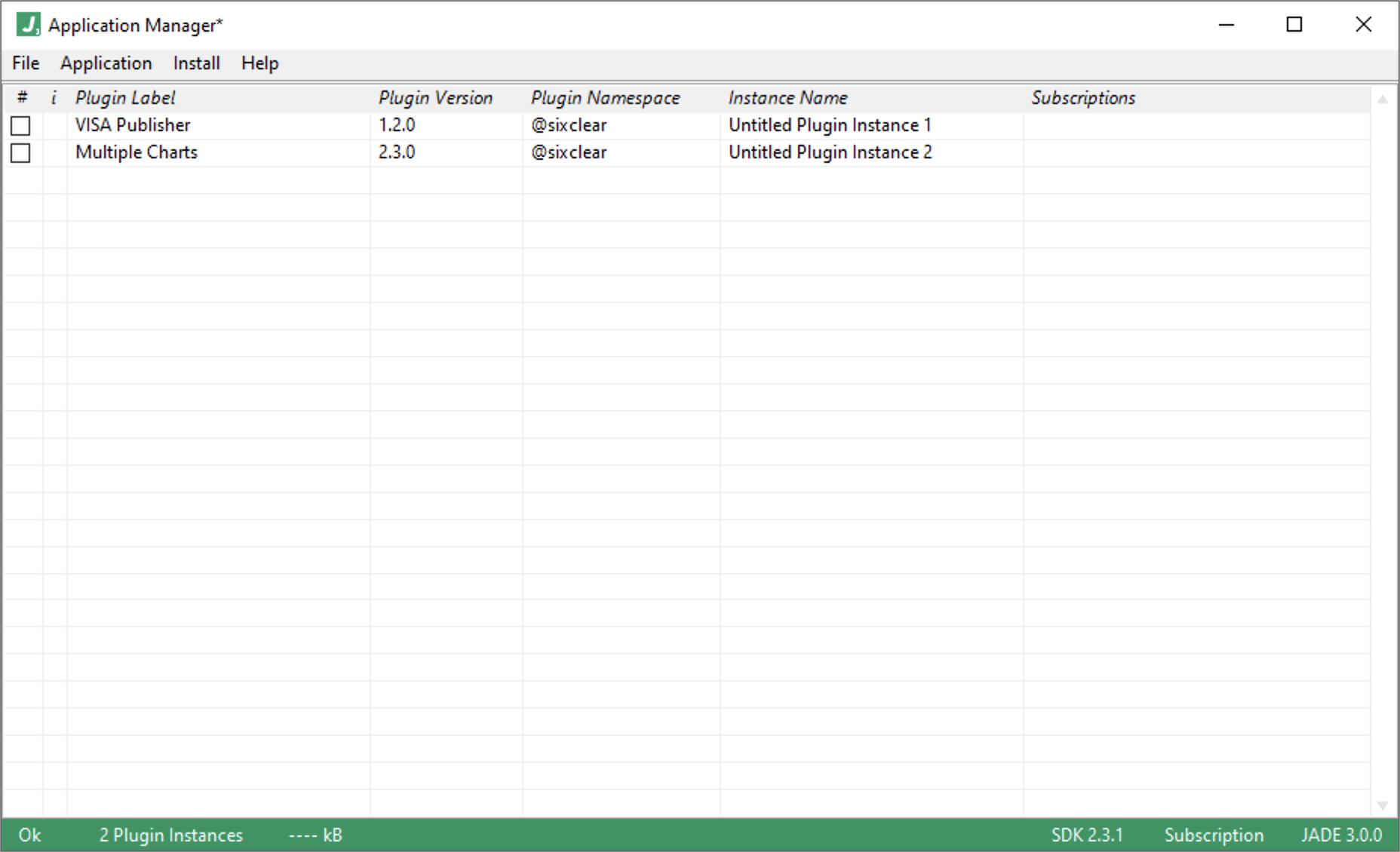 jade create scratch both plugins added