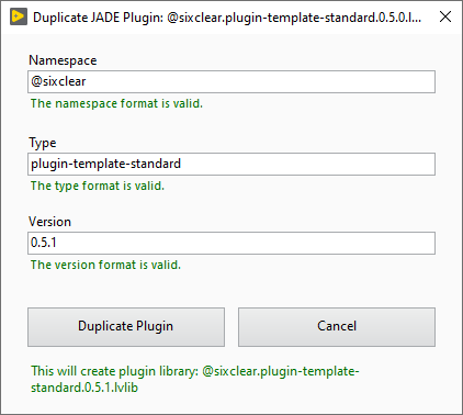 jade devkit duplicate plugin initial