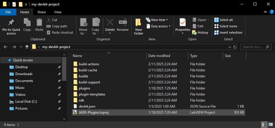 jade devkit file system imprint top level