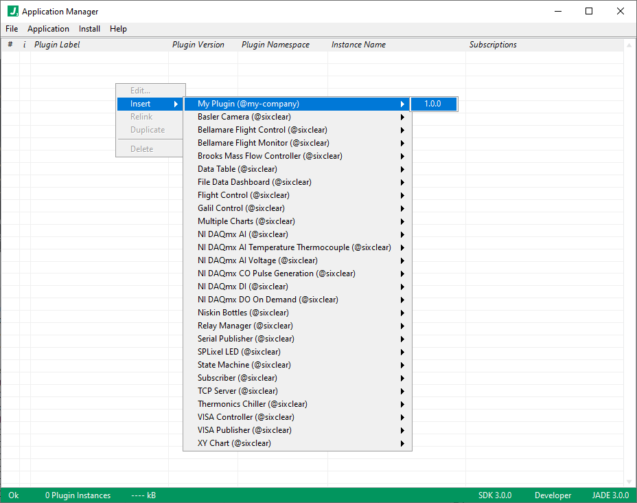 jade devkit plugin insert menu with custom plugin