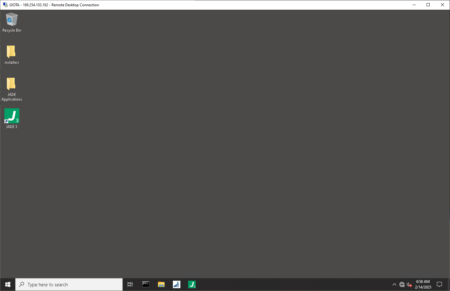 giota connect rdp desktop