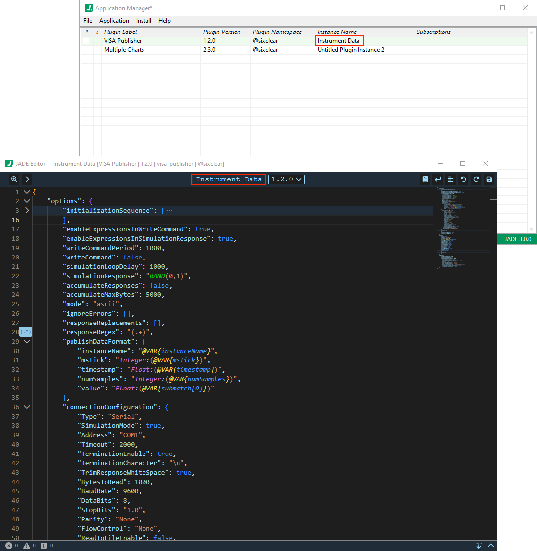 jade create scratch plugin editor visa publisher rename