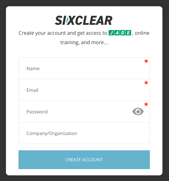 sixclear signup