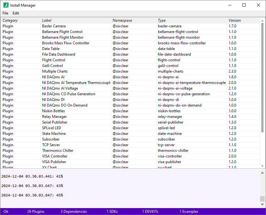 jade install manager install active