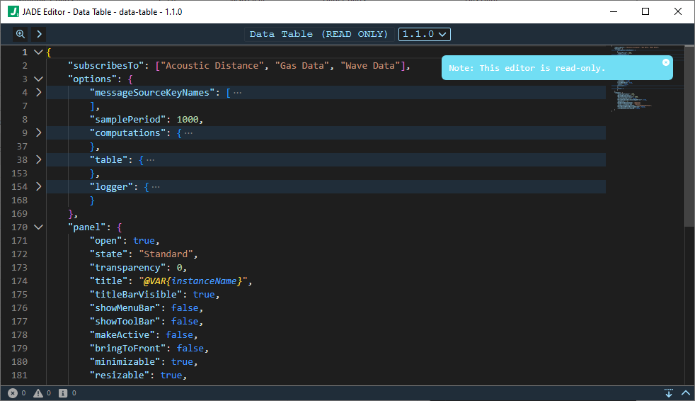 jade supervisor plugin read only editor