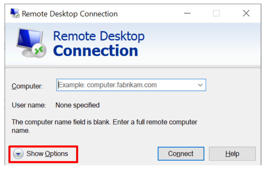 rdp client windows screen 1