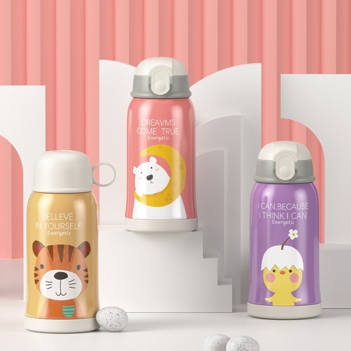 Botol Minum / Tumbler / Termos / Tempat Minum Anak 550ml Karakter — 6
