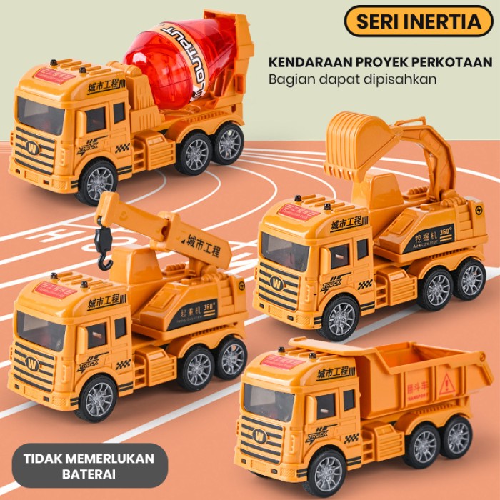 Mainan Anak Laki-Laki - Mobil / Truk / Bus / Jeep / Tank — 8