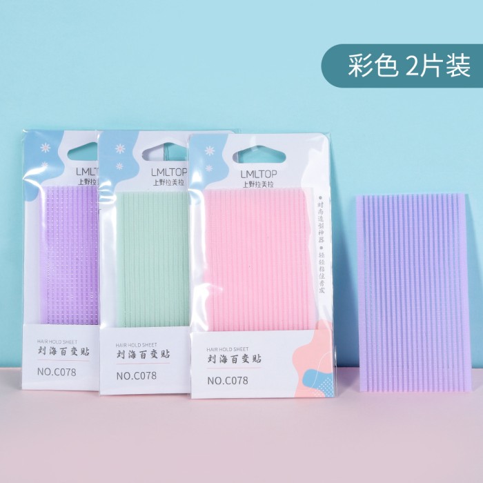 Penahan Poni Ala Korea / Velcro For Hair / Perekat Poni Rambut — 2