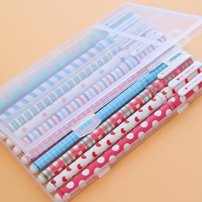 Pulpen Gel Warna Warni Karakter / Pulpen Lucu Korea Unicorn 10in1 Box — 6