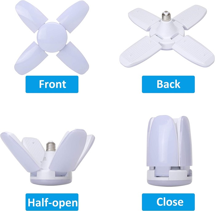 Lampu Hias Gantung Minimalis Led Mini Model Kipas 28 Watt — 3