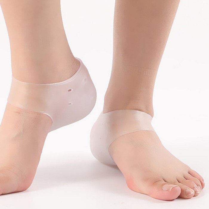 Heel Pad Pelindung Tumit Kaki Gel Silikon Anti Lecet Pecah — 4