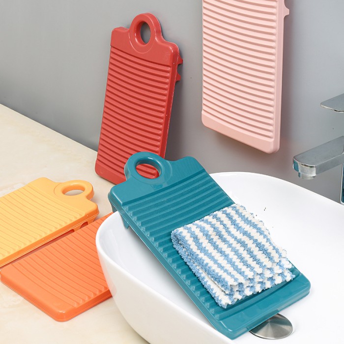 Papan Cuci Cucian Baju Pakaian Kaos Kaki Plastik Mini Washboard — 6