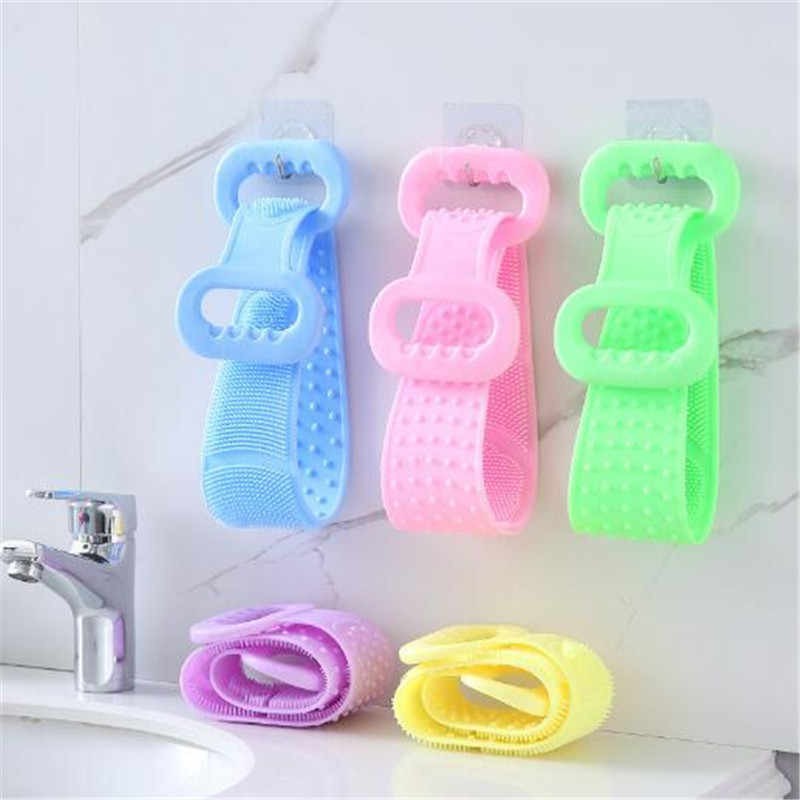 Silicone Scrubber Sikat Punggung Badan Alat Gosok Pembersih Daki Mandi