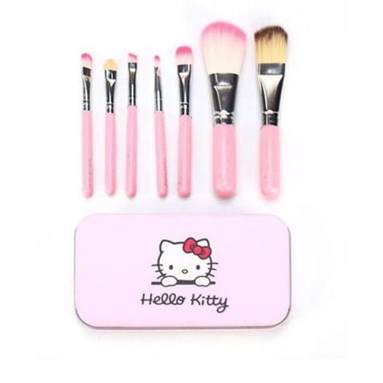Kuas Make Up 1 Set Makeup Tools Brush Set 7 In 1 Hello Kitty — 3
