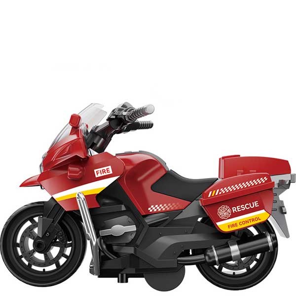 Mainan Die Cast Motor Tarik Polisi Pemadam Anak Laki-laki Warna Warni — 7