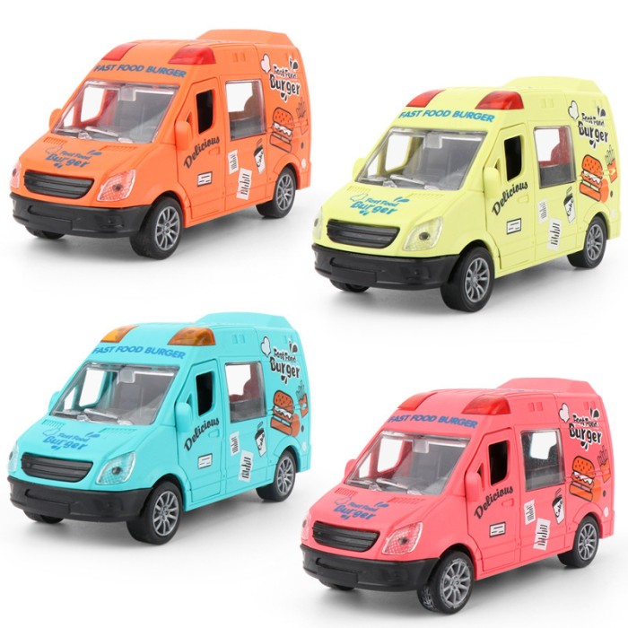 Mainan Mobil Mobilan Anak Laki-laki Van Mini Warna Warni — 2
