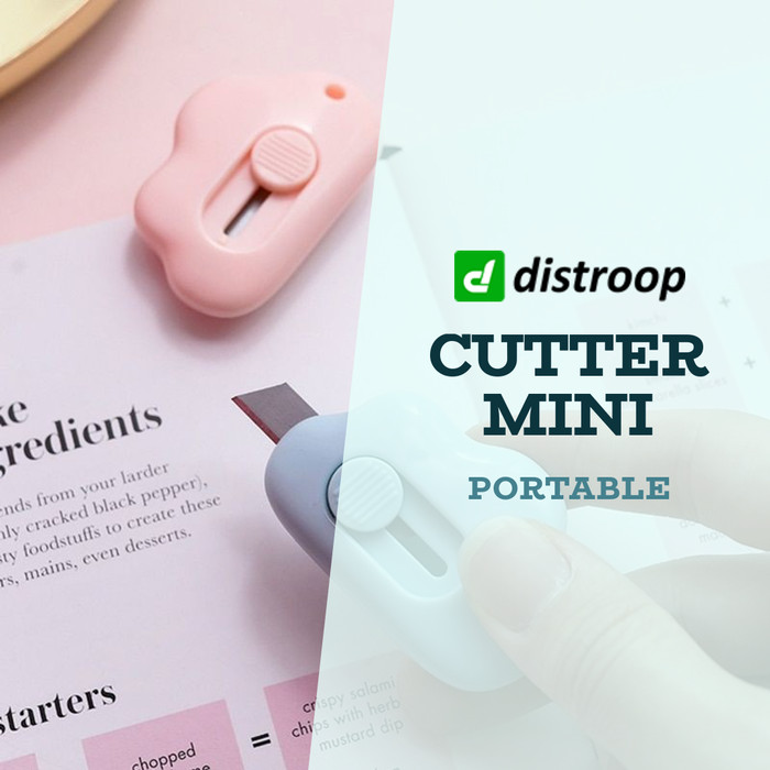 Mini Cutter Kecil Portable / Pemotong Kertas Lucu Korea — 8