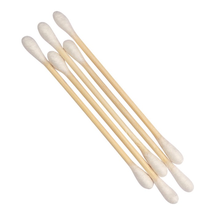 Cotton Bud Swab Bamboo Pembersih Telinga Makeup — 7