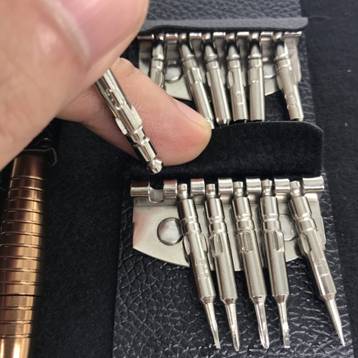 Obeng Hp 1 Set Handphone Lengkap Bintang 5 Segi Enam 25in1 — 3