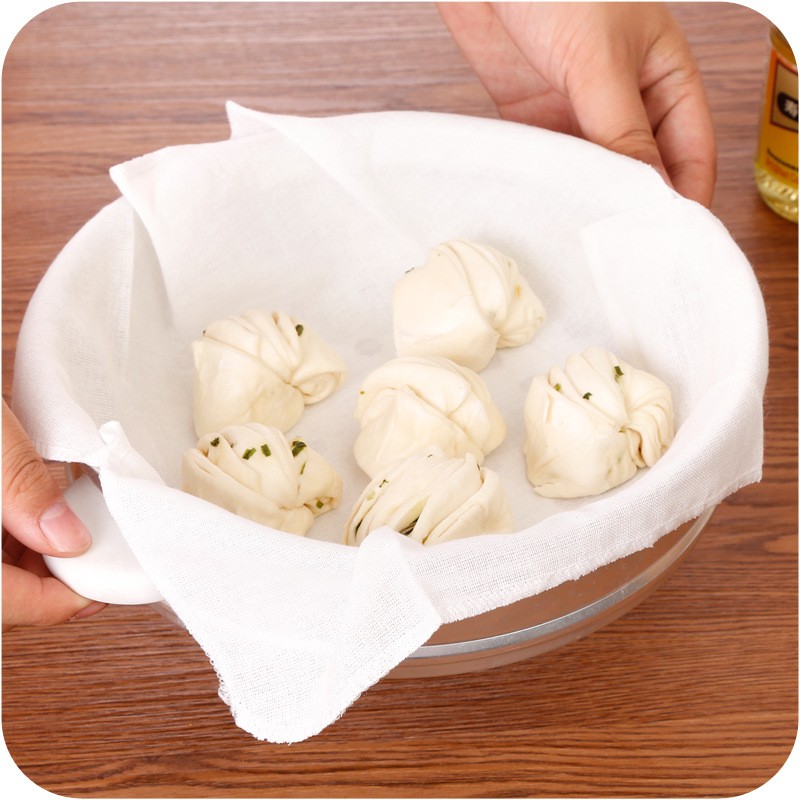 Kain Kukus Masak Dimsum Pao Bakpao Roti Kue Pangsit Anti Lengket