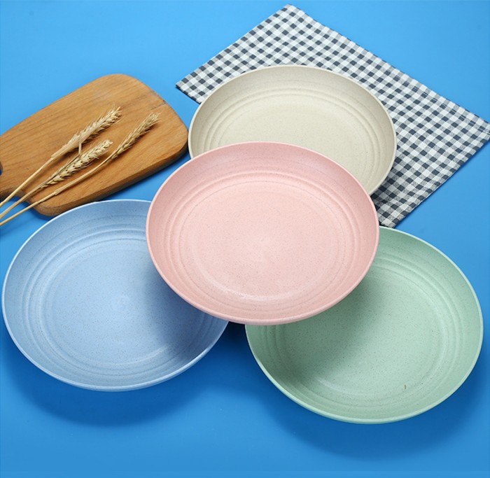 Set Piring Makan Cekung Serat Gandum 1 Set Isi 4 Pcs — 3