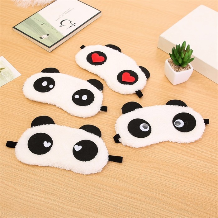 Kain Penutup Mata Ekspresi Ekspresi Panda Untuk Tidur Korea — 5