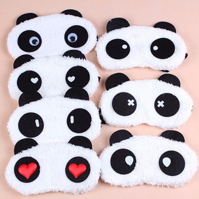 Kain Penutup Mata Ekspresi Ekspresi Panda Untuk Tidur Korea — 7