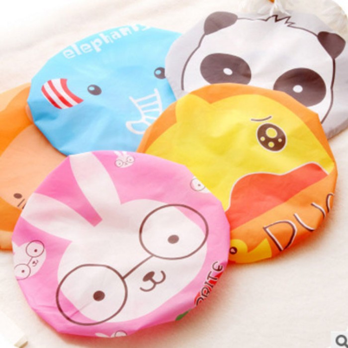Shower Cap Plastik / Shower Cap Pattern / Shower Cap Cartoon — 4