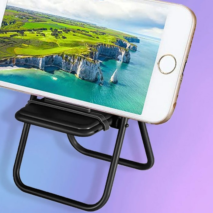 Stand Hp Meja / Phone Holder Stand Model Kursi Lipat — 3