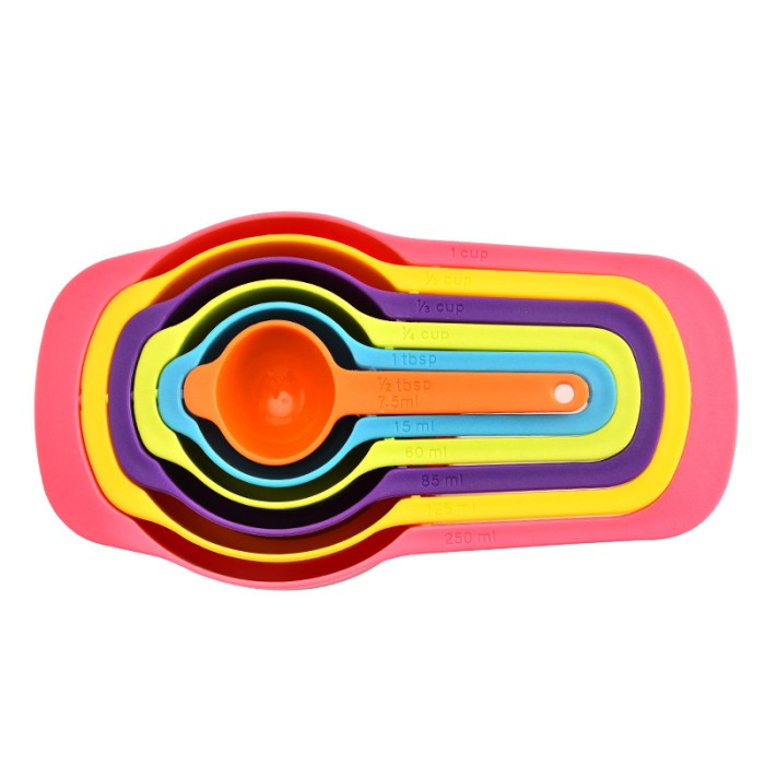 Sendok Takar Plastik / Sendok Takar Kue / Measuring Spoon Set — 4