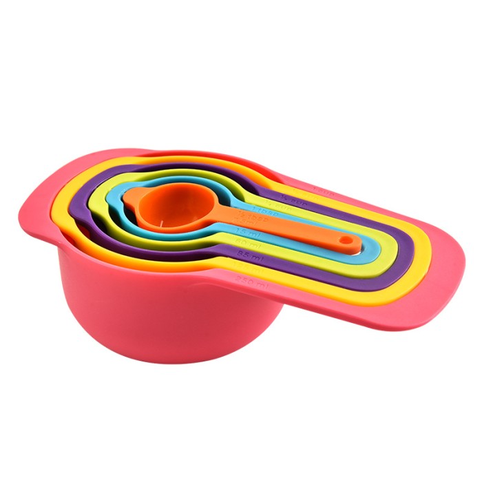 Sendok Takar Plastik / Sendok Takar Kue / Measuring Spoon Set — 5