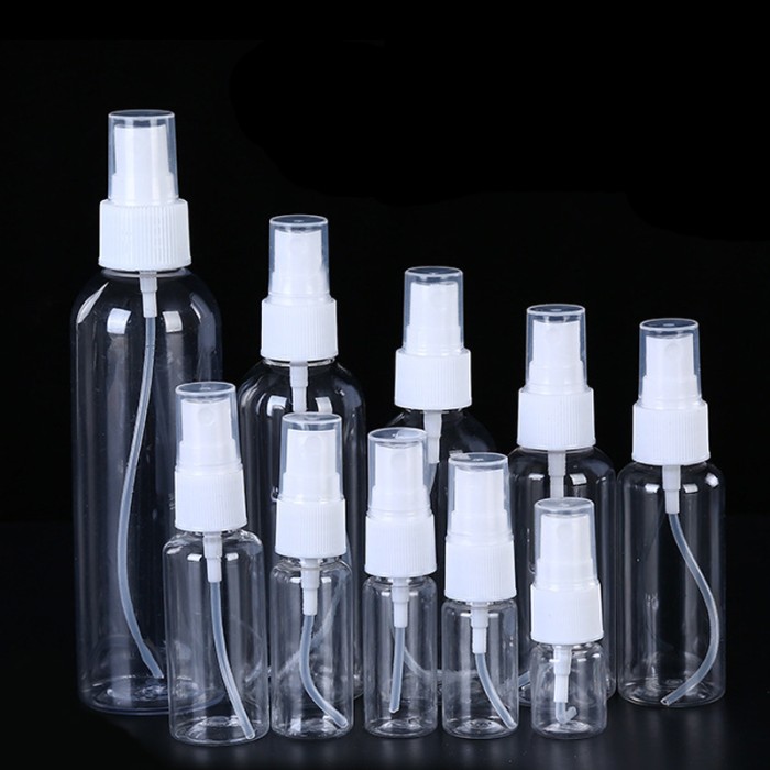 Botol Kosmetik Semprot Spray Kosong Plastik 30ml 50ml 75ml 100ml — 5