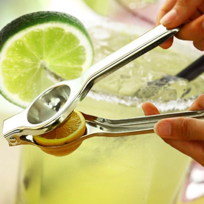 Alat Pemeras Jeruk Nipis Lemon Manual Stainless Extractor Squeezer — 6