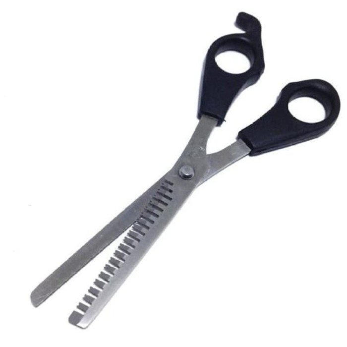 Alat Cukur Sasak Rambut Set 3 In 1 Gunting Zigzag Pisau Cukur Sisir — 4