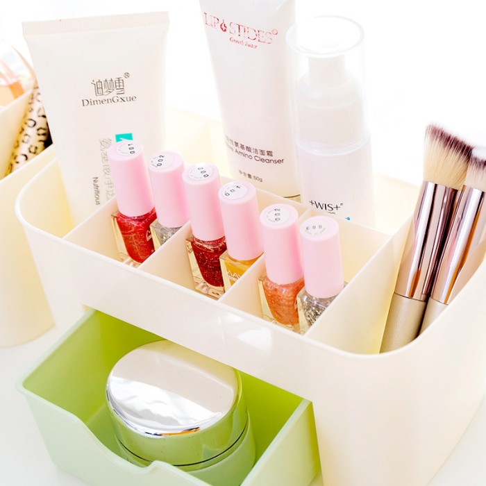 Wadah Plastik Kotak Peralatan Make Up Tempat Kosmetik Alat Makeup — 6