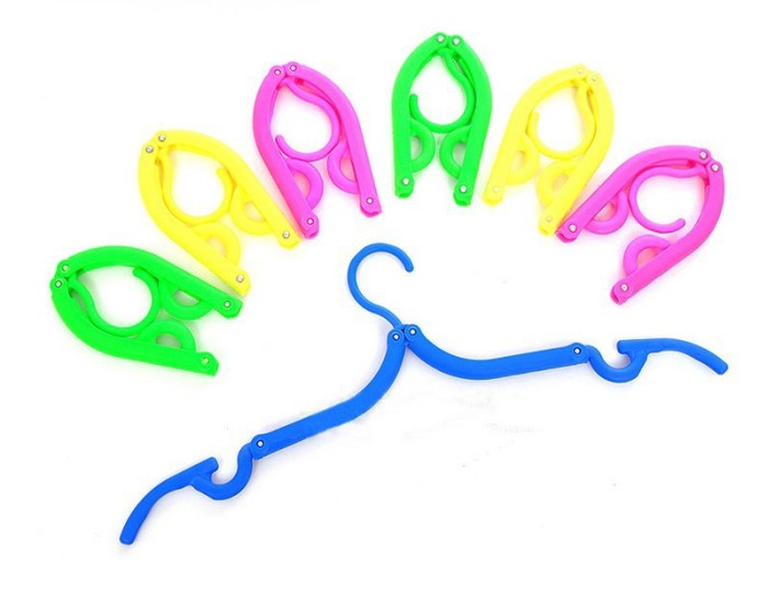 Hanger Lipat Portable Kecil Traveling Gantungan Baju Lipat Serbaguna — 5