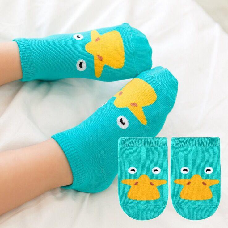 Kaos Kaki Pendek Anak Bayi Korea Motif Karakter Hewan 3d Lucu