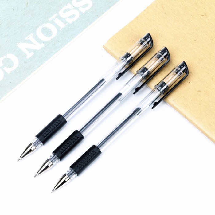Alat Tulis Sekolah Pulpen Pen Gel Ink Tinta Cair Standard 0.5mm — 2