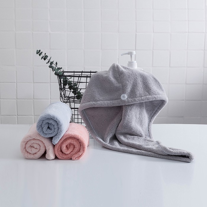 Handuk Keramas Alat Pengering Rambut Microfiber Magic Towel — 7