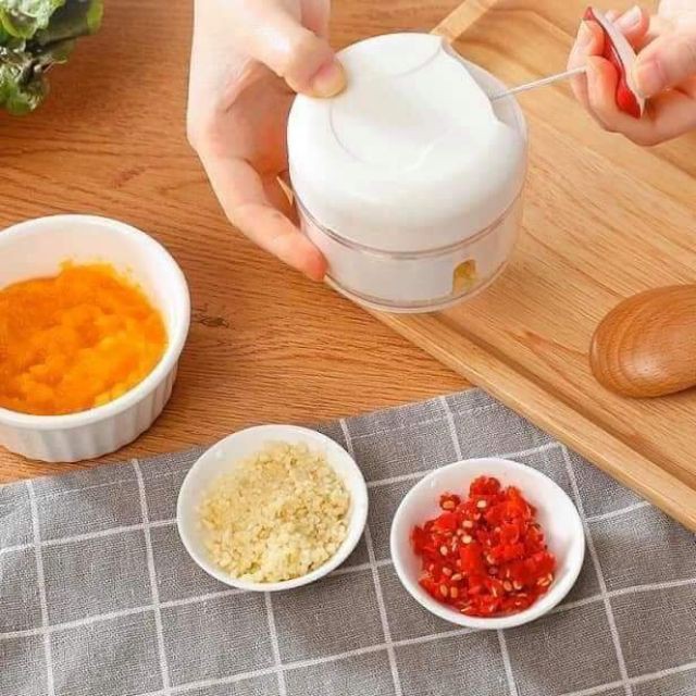 Blender Tangan Tanpa Listrik Mini Chopper Alat Pemotong Giling Cincang