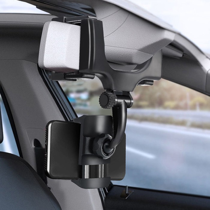Phone Holder Dudukan Tempat Hp Kaca Spion Mobil Universal Car Rearview — 4