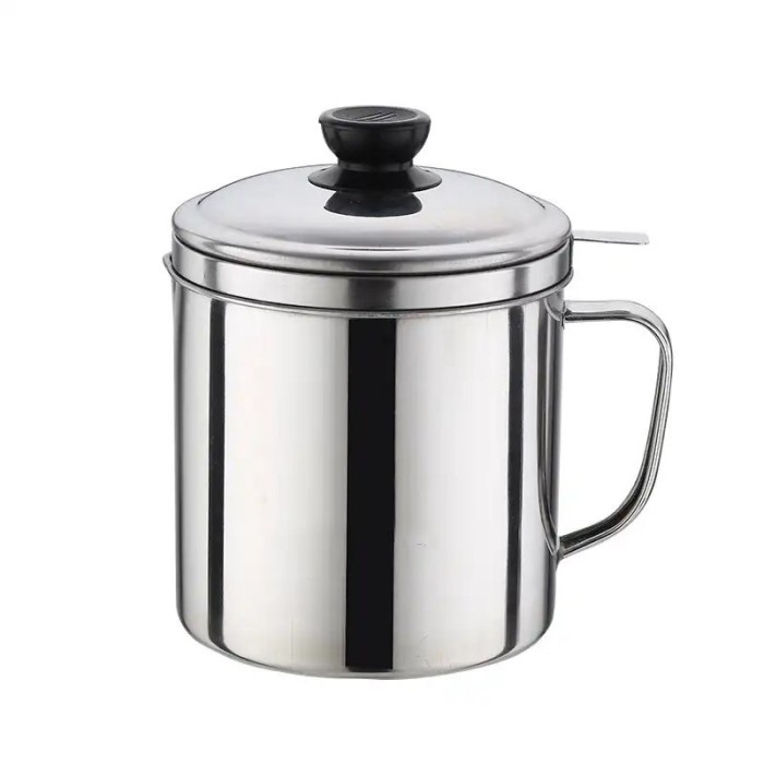 Saringan Penyaring Ampas Sisa Minyak Goreng Bekas Stainless 1.3 Liter — 6
