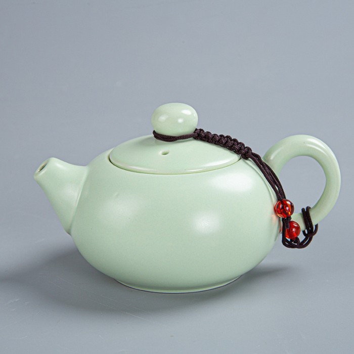 Chinese Tea Pot Set Antique Teko Teh China 4 Cangkir Keramik — 7