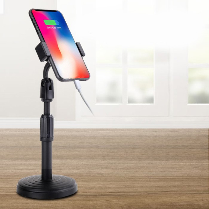 Stand Holder Hp Meja Universal Adjustable Rotari 360 Live — 3