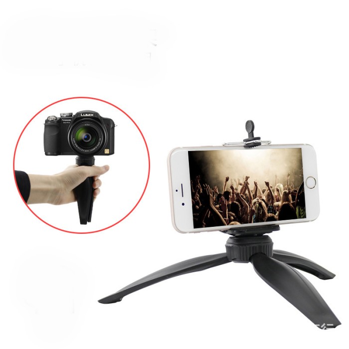 Phone Holder Tripod Mini Hp Stabilitas Adjustable 360 Universal — 6
