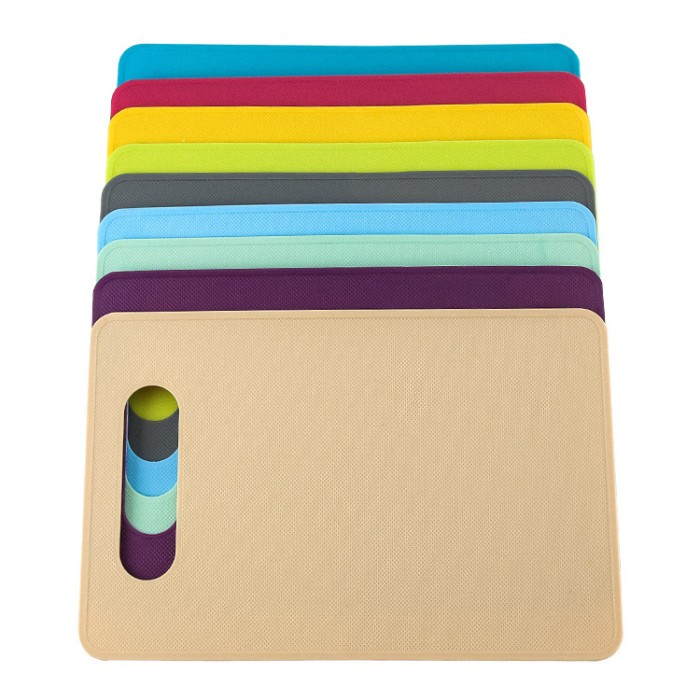 Cutting board plastic talenan plastik tipis serbaguna 29cm x 19cm — 5