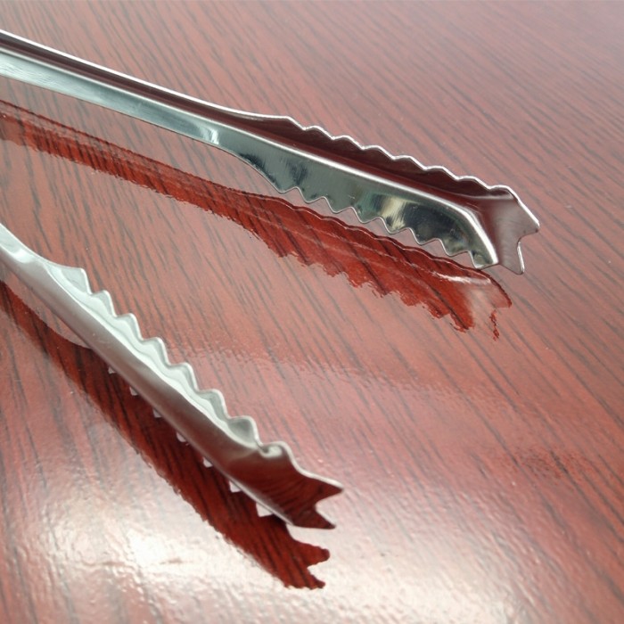 Jepitan Penjepit Capitan Es Batu Multifungsi Besi Stainless 15cm — 4